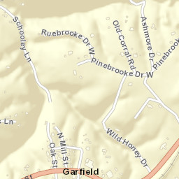 Garfield Arkansas Street Map