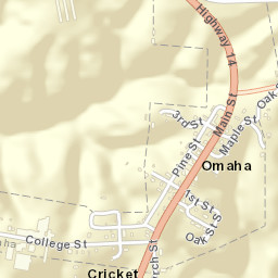 Omaha Arkansas Street Map