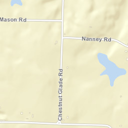 Chestnut Glade Tennessee Street Map