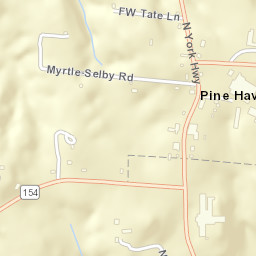 Pine Haven Tennessee Street Map