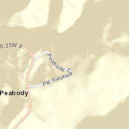 Peabody Tennessee Street Map