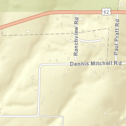 Hill Top Arkansas Street Map