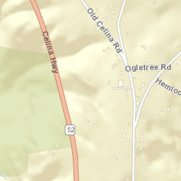 Allons Tennessee Street Map