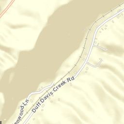 Duff Tennessee Street Map