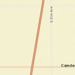 Camden California Street Map