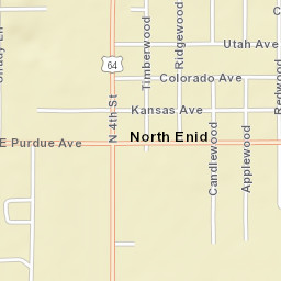 230-298 Breckinridge Rd, Enid, OK 73701 Street Map