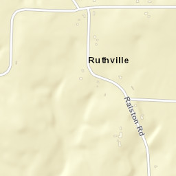 Ruthville Tennessee Street Map