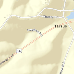 Palmyra Tennessee Street Map