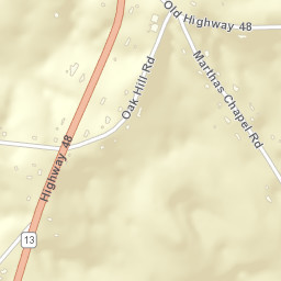 Orgains Crossroads Tennessee Street Map