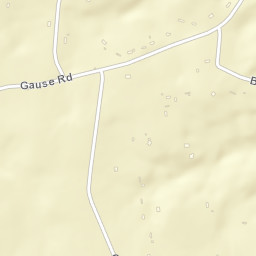 Gause Tennessee Street Map
