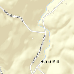 Hurst Mill Tennessee Street Map