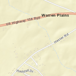U.S. 158 Bypass, Warrenton, NC 27589 Street Map