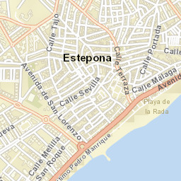 Estepona Street Map