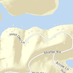 Vista Shores Arkansas Street Map