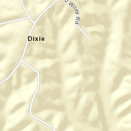 Dixie Tennessee Street Map