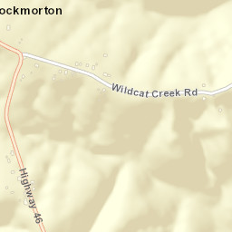 Throckmorton Tennessee Street Map