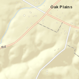 Oak Plains Tennessee Street Map