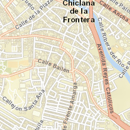 Chiclana de la Frontera Street Map