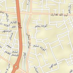 Shahrud Street Map