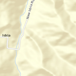 Idria California Street Map