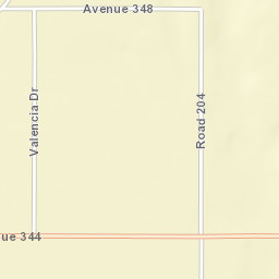 Woodlake Junction California Street Map