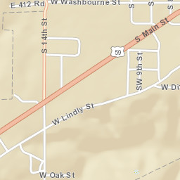 921-977 South 14th Street, Jay, OK Street Map