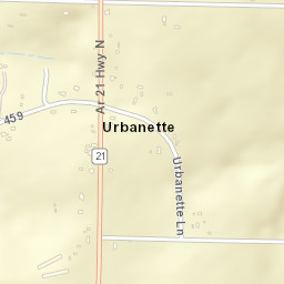 Urbanette Arkansas Street Map