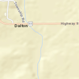 Dalton Arkansas Street Map