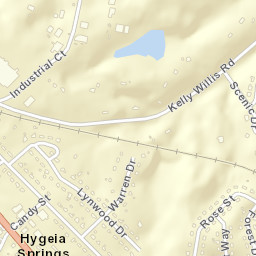 Hygeia Springs Tennessee Street Map