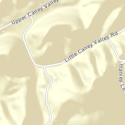 Caney Valley Tennessee Street Map