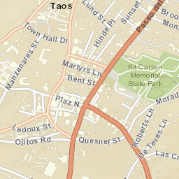 121 North Plaza, Taos, NM 87571, USA Street Map