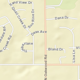 4207-4299 Sand View Drive Enid OK Street Map