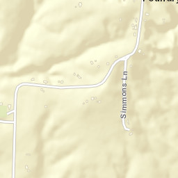 Foundry Hill Tennessee Street Map