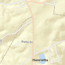Henrietta Tennessee Street Map