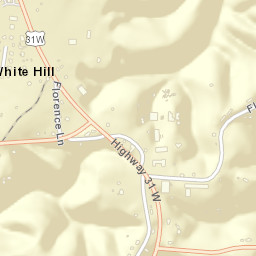 White Hill Tennessee Street Map