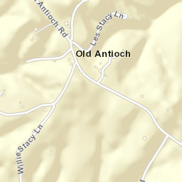 Old Antioch Tennessee Street Map