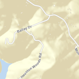 Flat Hollow Tennessee Street Map