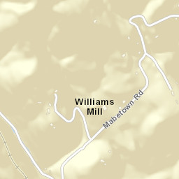 Williams Mill Tennessee Street Map