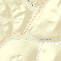 Lovelace Tennessee Street Map