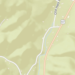 10474 State Highway 67, Cherokee National Forest, Mountain Ci Street Map