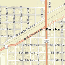2-98 Southeast 2nd Avenue, Perryton, TX Street Map