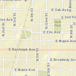 210 E Maple Ave, Enid, OK 73701 Street Map