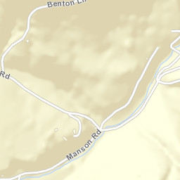 Manson Tennessee Street Map