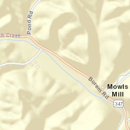 Mowls Mill Tennessee Street Map