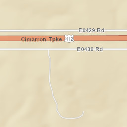 Cimarron Turnpike Perry OK 73077 Street Map