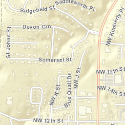 1136-1282 Northwest 12th Street Bentonville AR Street Map