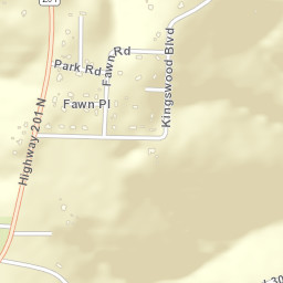 Fawn Park Arkansas Street Map