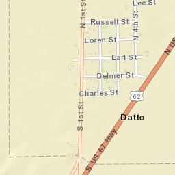 Datto Arkansas Street Map