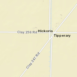 Hickoria Arkansas Street Map