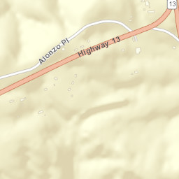 Cunningham Tennessee Street Map